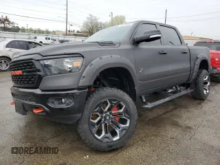 2022 Ram 1500 Big Horn with VIN 1C6SRFFT7NN236133, listed as a Copart auction lot 51318405 with 29,977 mi miles and Salvage Title. Bid and sale history available at carsss.com. Image 1.