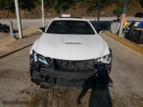 2020 Lexus RC F with VIN JTHDP5BC5L5007372, listed as a Copart auction lot 71937174 with 67,287 mi miles and Salvage Title. Bid and sale history available at carsss.com. Image 5.