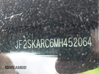 2021 Subaru Forester Special Sports с VIN JF2SKARC6MH452064, выставлен на аукционе IAAI как лот 42315214 с пробегом 24 814 миль миль и . История ставок и продаж доступна на DreamBid. Изображение 9.