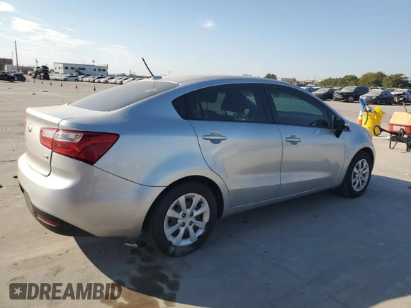 2015 Kia Rio LX with VIN KNADM4A33F6454705, listed as a Copart auction lot 76955904 with 157,078 mi miles and Salvage Title. Bid and sale history available at carsss.com. Image 3.