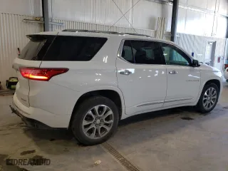 2021 Chevrolet Traverse Premier with VIN 1GNEVKKW0MJ233307, listed as a Copart auction lot 88956185 with 51,104 mi miles and Salvage Title. Bid and sale history available at carsss.com. Image 3.