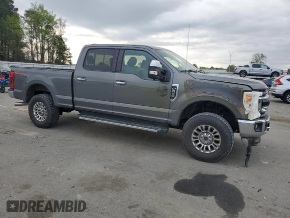 2021 Ford F-250 XL with VIN 1FT7W2BN6MED67494, listed as a Copart auction lot 51428815 with 54,289 mi miles and Salvage title. Bid and sale history available at DreamBid. Image 4.