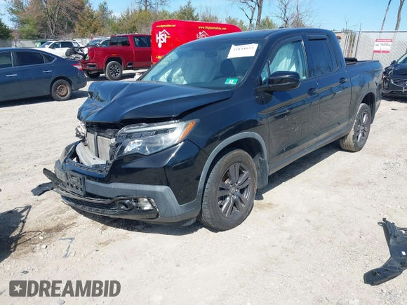 2019 Honda Ridgeline Sport with VIN 5FPYK3F15KB011862, listed as a IAAI auction lot 41834653 with 54,328 mi miles and . Bid and sale history available at DreamBid. Image 21.