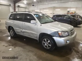 2004 Toyota Highlander with VIN JTEEP21AX40065167, listed as a Copart auction lot 51987375 with 230,960 mi miles and Salvage Title. Bid and sale history available at carsss.com. Image 4.