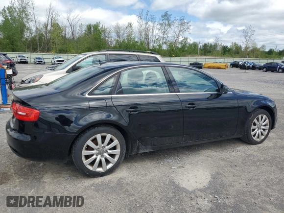 2013 Audi A4 Premium with VIN WAUBFAFL6DN024923, listed as a Copart auction lot 58710445 with 113,299 mi miles and Non repairable. Bid and sale history available at DreamBid. Image 3.
