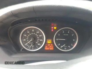 2007 BMW 6 Series 650i with VIN WBAEH13567CR51918, listed as a Copart auction lot 76337784 with 135,313 mi miles and Salvage Title. Bid and sale history available at carsss.com. Image 9.