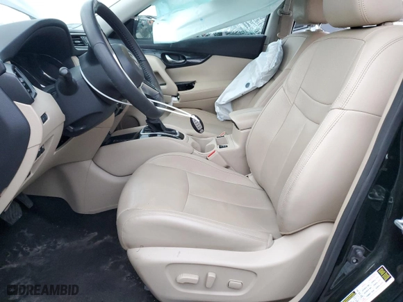 2019 Nissan Rogue SV with VIN 5N1AT2MT7KC840320, listed as a Copart auction lot 43450065 with 15,880 mi miles and Salvage Title. Bid and sale history available at carsss.com. Image 7.