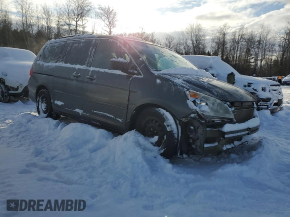 2008 Honda Odyssey EX with VIN 5FNRL38458B502927, listed as a Copart auction lot 44243425 with 317,719 mi miles and Salvage Title. Bid and sale history available at carsss.com. Image 4.