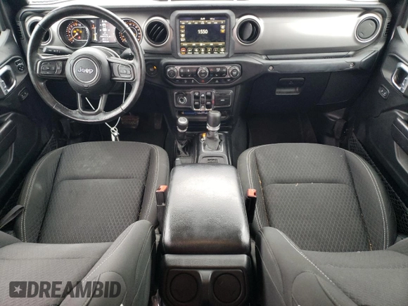 2021 Jeep Gladiator Willys with VIN 1C6HJTAG1ML519776, listed as a Copart auction lot 47517575 with 81,215 mi miles and Salvage title. Bid and sale history available at DreamBid. Image 8.