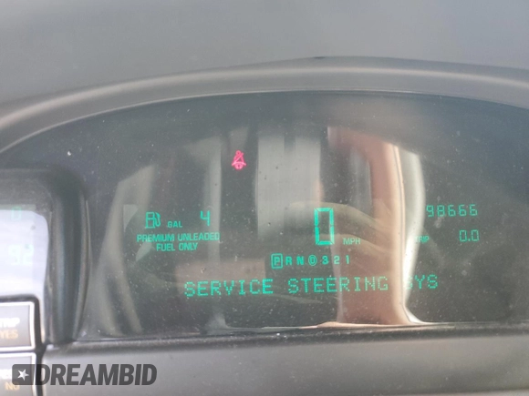 1998 Cadillac DeVille with VIN 1G6KD54Y7WU721351, listed as a Copart auction lot 42990425 with 98,666 mi miles and Salvage Title. Bid and sale history available at carsss.com. Image 9.