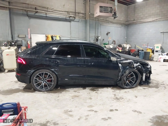 2019 Audi Q8 Premium Plus with VIN WA1EVAF18KD037817, listed as a IAAI auction lot 41922109 with 54,602 mi miles. Bid and sale history available at carsss.com. Image 13.
