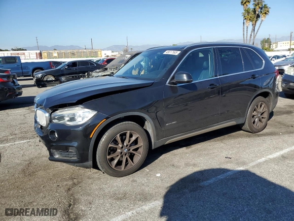 2015 BMW X5 sDrive35i with VIN 5UXKR2C55F0H36671, listed as a Copart auction lot 46617565 with 88,767 mi miles and Salvage Title. Bid and sale history available at carsss.com. Image 2.