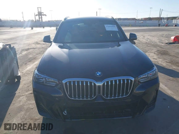 2022 BMW X3 sDrive30i with VIN WBX47DP08NN178195, listed as a IAAI auction lot 41692060 with 21,363 mi miles and . Bid and sale history available at DreamBid. Image 12.