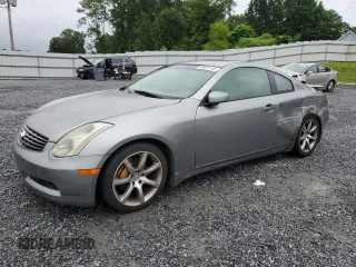 2004 Infiniti G35 w/Leather z VIN JNKCV54E64M803491, wystawiony jako Copart lot #58041515 z przebiegiem 144 169 mil mil oraz Szkoda całkowita • Salvage title. Historia ofert i sprzedaży dostępna na DreamBid. Obrazek 1.