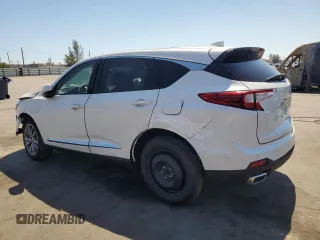 2023 Acura RDX Technology with VIN 5J8TC1H51PL004739, listed as a Copart auction lot 48769065 with 7,701 mi miles and Salvage title. Bid and sale history available at DreamBid. Image 2.