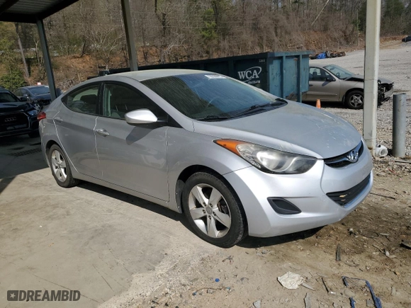 2013 Hyundai Elantra Limited with VIN KMHDH4AE9DU723450, listed as a Copart auction lot 50336225 with 105,293 mi miles and Salvage Title. Bid and sale history available at carsss.com. Image 4.