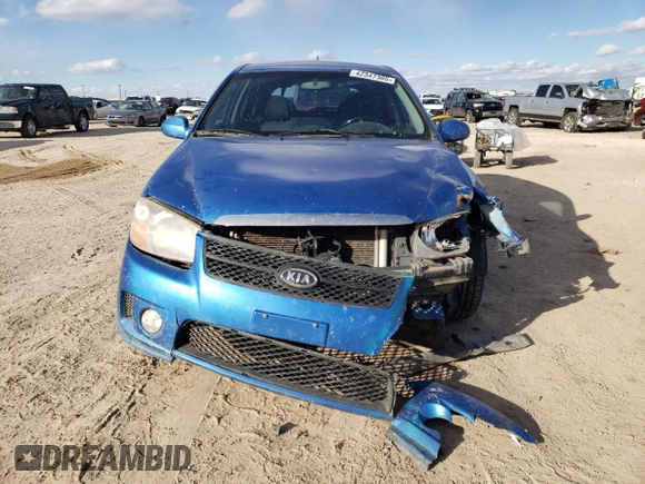 2007 Kia Spectra with VIN KNAFE161475002250, listed as a Copart auction lot 42347305 with 169,351 mi miles and Salvage Title. Bid and sale history available at carsss.com. Image 5.