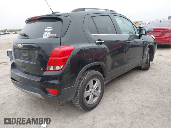 2018 Chevrolet Trax LT with VIN 3GNCJLSBXJL183879, listed as a IAAI auction lot 41288990 with 127,310 mi miles and . Bid and sale history available at DreamBid. Image 4.