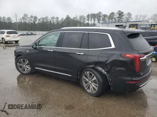 2021 Cadillac XT6 Premium Luxury z VIN 1GYKPDRS3MZ117552, wystawiony jako Copart lot #46487165 z przebiegiem 50 349 mil mil oraz Tytuł czysty. Historia ofert i sprzedaży dostępna na DreamBid. Obrazek 2.