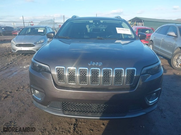 2019 Jeep Cherokee Limited with VIN 1C4PJMDX1KD488784, listed as a IAAI auction lot 41506218 with 75,785 mi miles. Bid and sale history available at carsss.com. Image 12.