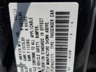 2015 Acura TLX V6 with VIN 19UUB2F32FA021171, listed as a Copart auction lot 56251435 with 96,014 mi miles and Salvage title. Bid and sale history available at DreamBid. Image 12.