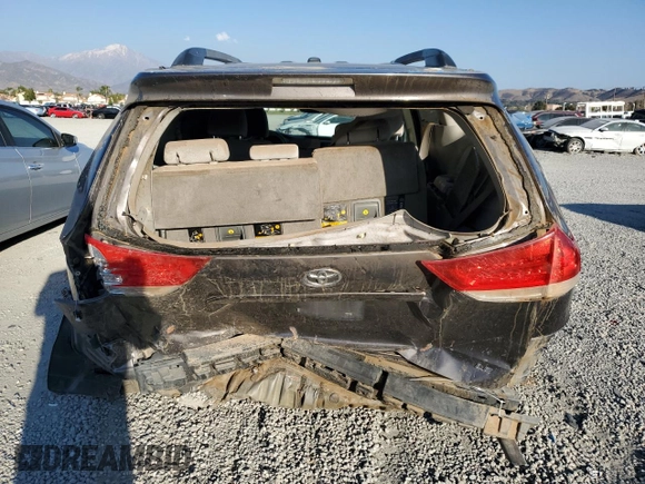 2013 Toyota Sienna LE AAS with VIN 5TDKK3DC6DS353824, listed as a Copart auction lot 46690845 with 190,502 mi miles and Salvage Title. Bid and sale history available at carsss.com. Image 6.