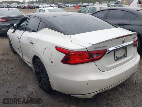 2017 Nissan Maxima Platinum with VIN 1N4AA6AP2HC412534, listed as a IAAI auction lot 41910678 with 140,675 mi miles and . Bid and sale history available at DreamBid. Image 3.