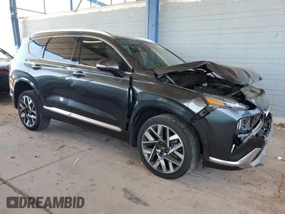 2023 Hyundai Santa Fe Calligraphy with VIN 5NMS5DAL4PH572306, listed as a Copart auction lot 57300625 with 23,957 mi miles and Salvage title. Bid and sale history available at DreamBid. Image 4.