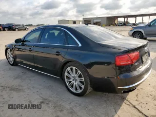 2013 Audi A8 4.0L z VIN WAUR2AFD6DN030756, wystawiony jako Copart lot #59629795 z przebiegiem 145 553 mil mil oraz Szkoda całkowita • Salvage title. Historia ofert i sprzedaży dostępna na DreamBid. Obrazek 2.