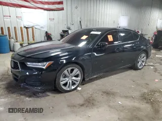 2021 Acura TLX Technology with VIN 19UUB6F48MA010611, listed as a Copart auction lot 52773685 with Not provided miles and Salvage title. Bid and sale history available at DreamBid. Image 1.