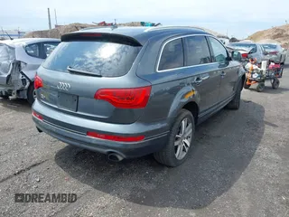 2013 Audi Q7 3.0T Premium Plus with VIN WA1LGAFE5DD015944, listed as a IAAI auction lot 42027361 with 133,940 mi miles. Bid and sale history available at carsss.com. Image 4.
