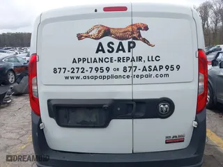 2017 Ram ProMaster City Cargo Van Tradesman with VIN ZFBERFAB7H6E80597, listed as a IAAI auction lot 41730070 with 244,662 mi miles. Bid and sale history available at carsss.com. Image 16.