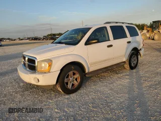 2005 Dodge Durango SLT z VIN 1D4HD48D25F587315, wystawiony jako Copart lot #81056954 z przebiegiem Nie podano mil oraz Szkoda całkowita • Salvage title. Historia ofert i sprzedaży dostępna na DreamBid. Obrazek 1.