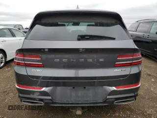 2022 Genesis GV80 with VIN KMUHCESC0NU083165, listed as a Copart auction lot 55518125 with Not provided miles and Salvage title. Bid and sale history available at DreamBid. Image 6.