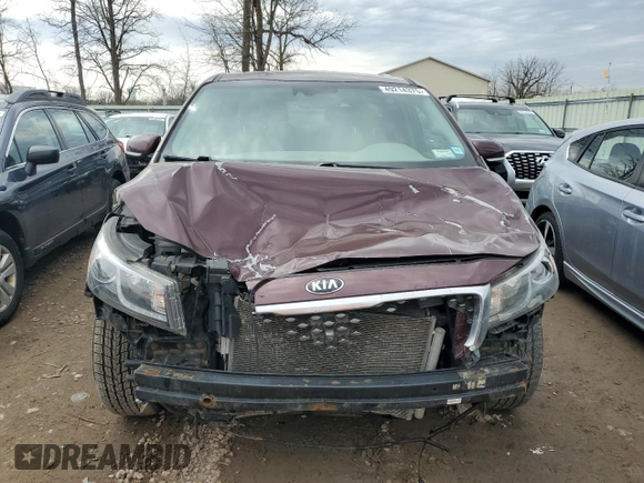 2016 Kia Sedona SX-L with VIN KNDME5C19G6138311, listed as a Copart auction lot 49214375 with 68,500 mi miles and Salvage Title. Bid and sale history available at carsss.com. Image 5.
