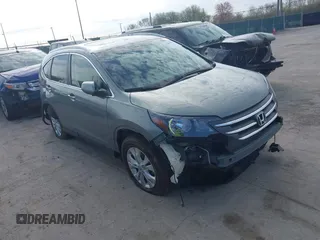 2012 Honda CR-V EX-L z VIN JHLRM4H77CC025262, wystawiony jako IAAI lot #42095322 z przebiegiem 44 483 mil mil oraz . Historia ofert i sprzedaży dostępna na DreamBid. Obrazek 1.
