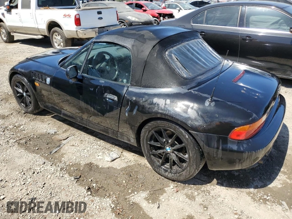 1998 BMW 3 Series Z3 1.9 with VIN 4USCH7336WLE08592, listed as a Copart auction lot 64323205 with 104,281 mi miles and Clean title. Bid and sale history available at DreamBid. Image 2.
