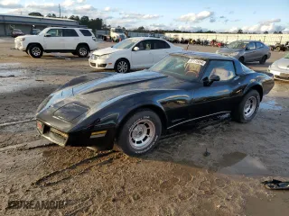 1981 Chevrolet Corvette with VIN 1G1AY8760B5101124, listed as a Copart auction lot 87115654 with 55,201 mi miles and Clean Title. Bid and sale history available at carsss.com. Image 1.