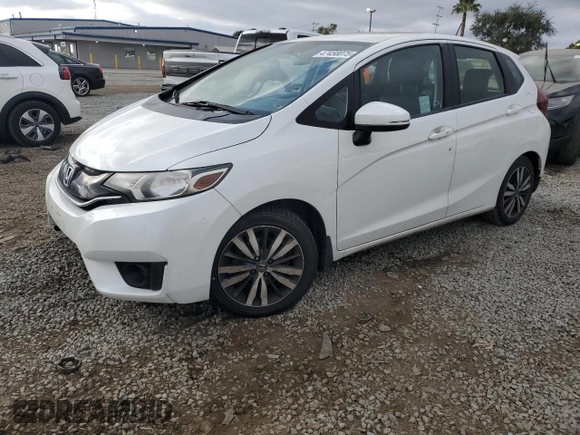 2016 Honda Fit EX-L with VIN JHMGK5H82GS009327, listed as a Copart auction lot 47458075 with 123,251 mi miles and Salvage title. Bid and sale history available at DreamBid. Image 1.