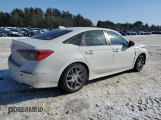 2024 Honda Civic Sedan Sport with VIN 2HGFE2F52RH554693, listed as a Copart auction lot 42432135 with 6,985 mi miles and Salvage Title. Bid and sale history available at carsss.com. Image 3.