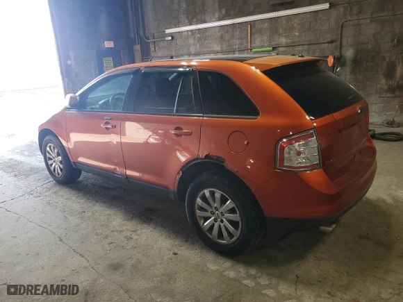 2008 Ford Edge SEL with VIN 2FMDK38C48BA92974, listed as a Copart auction lot 48397005 with NaN miles and Salvage Title. Bid and sale history available at carsss.com. Image 2.