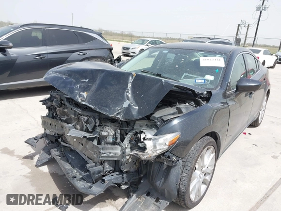 2015 Mazda 6 i Touring with VIN JM1GJ1V67F1174536, listed as a IAAI auction lot 41823441 with 100,264 mi miles. Bid and sale history available at carsss.com. Image 6.