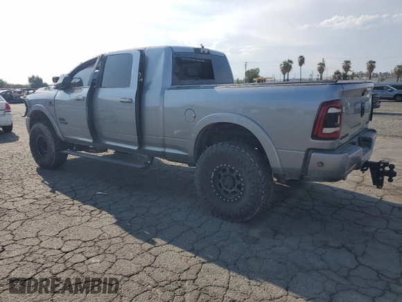 2020 Ram 2500 Laramie with VIN 3C6UR5NL8LG274089, listed as a Copart auction lot 55330195 with 24,551 mi miles and Salvage title. Bid and sale history available at DreamBid. Image 2.