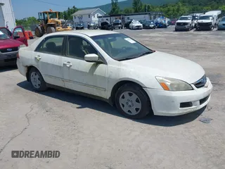 2007 Honda Accord LX with VIN JHMCM56447C017044, listed as a IAAI auction lot 42562445 with 218,183 mi miles and . Bid and sale history available at DreamBid. Image 1.