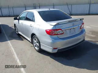 2012 Toyota Corolla L with VIN 2T1BU4EEXCC866050, listed as a IAAI auction lot 42140147 with 212,814 mi miles. Bid and sale history available at carsss.com. Image 3.