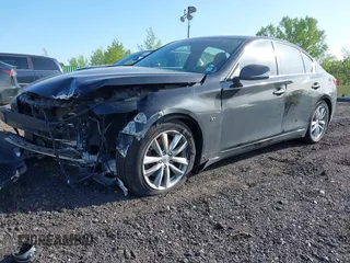 2014 Infiniti Q50 Sport with VIN JN1BV7AR4EM695845, listed as a IAAI auction lot 42147456 with 152,473 mi miles and . Bid and sale history available at DreamBid. Image 2.