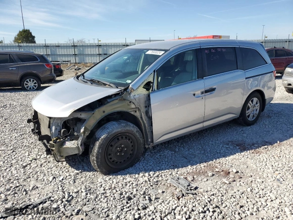 2013 Honda Odyssey LX with VIN 5FNRL5H24DB028814, listed as a Copart auction lot 77693024 with 149,421 mi miles and Salvage Title. Bid and sale history available at carsss.com. Image 1.