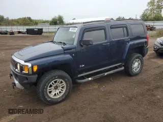 2008 Hummer H3 SUV with VIN 5GTEN13E588105398, listed as a Copart auction lot 73496344 with 132,122 mi miles and Clean Title. Bid and sale history available at carsss.com. Image 1.