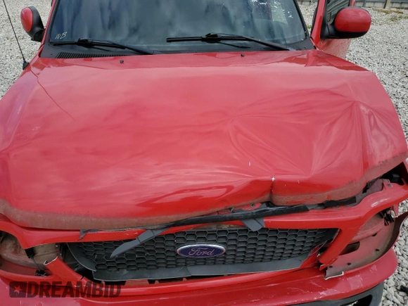 2002 Ford F-150 XL with VIN 1FTRX18L42KA94155, listed as a Copart auction lot 56488635 with Not provided miles and Salvage title. Bid and sale history available at DreamBid. Image 12.