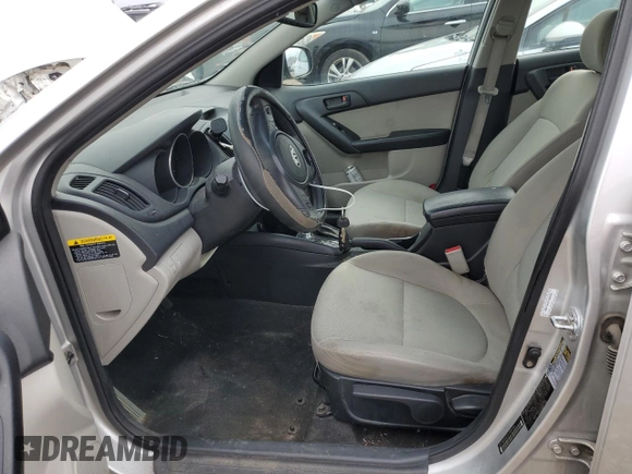2012 Kia Forte EX with VIN KNAFU4A27C5624484, listed as a Copart auction lot 45375015 with 150,522 mi miles and Salvage Title. Bid and sale history available at carsss.com. Image 7.